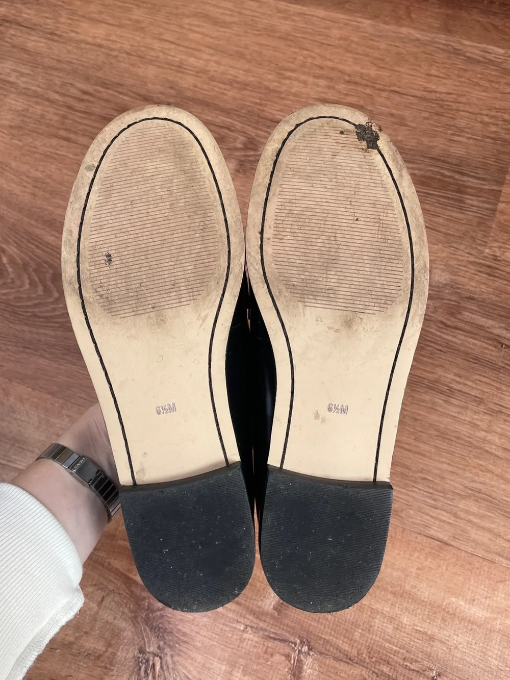 Talbots‎ Womens Laura Tassel Loafers Leather Size 6.5 Black Preppy Penny